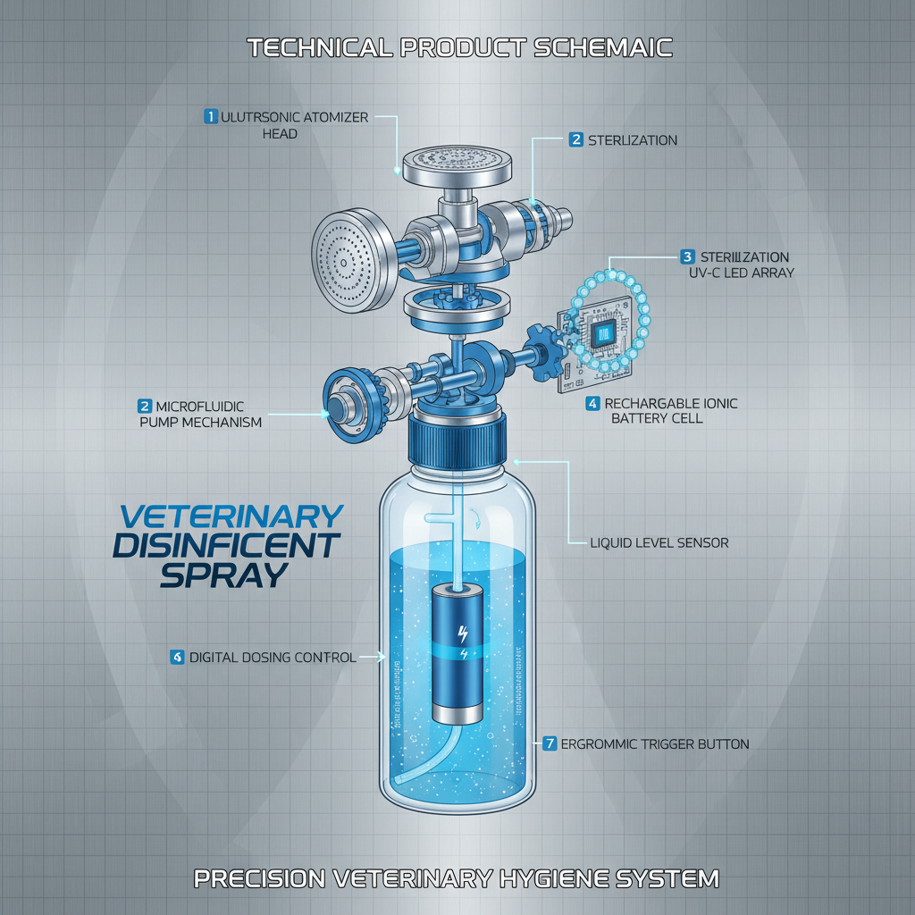 Effective Veterinary Disinfectant Spray for Animal Health and Biosecurity