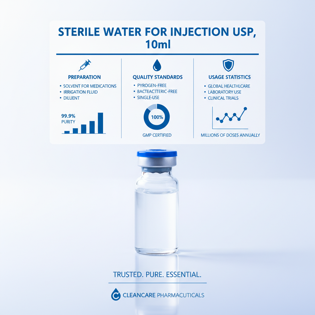 The Critical Role of Sterile Water 10ml Vial in Healthcare and Research