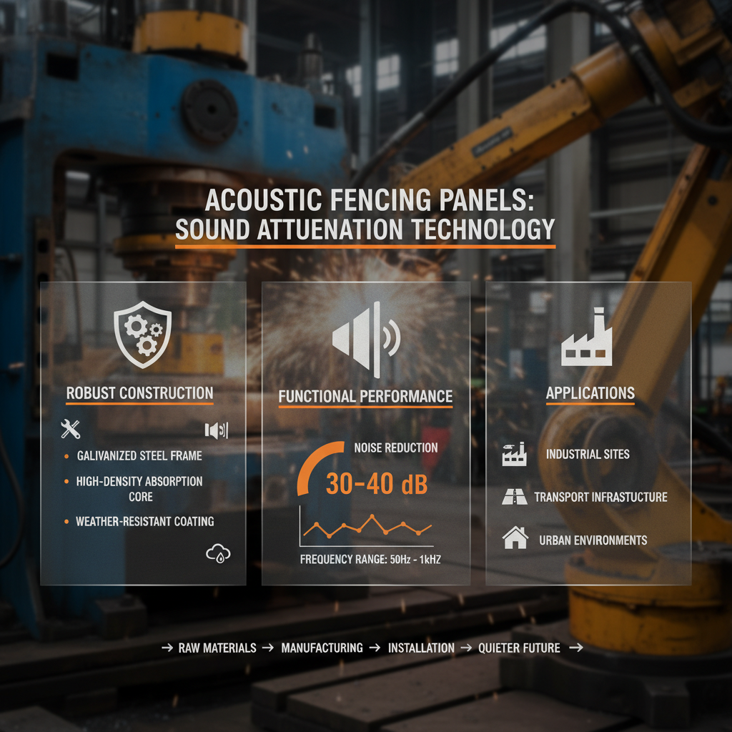 Advanced Acoustic Fencing Panels for Effective Noise Pollution Mitigation
