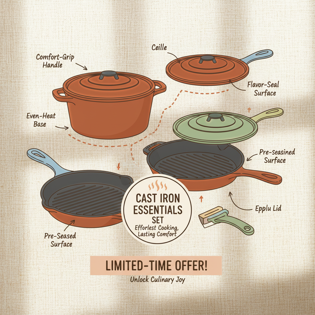 Unlock Culinary Excellence with a Premium Cast Iron Set Sale