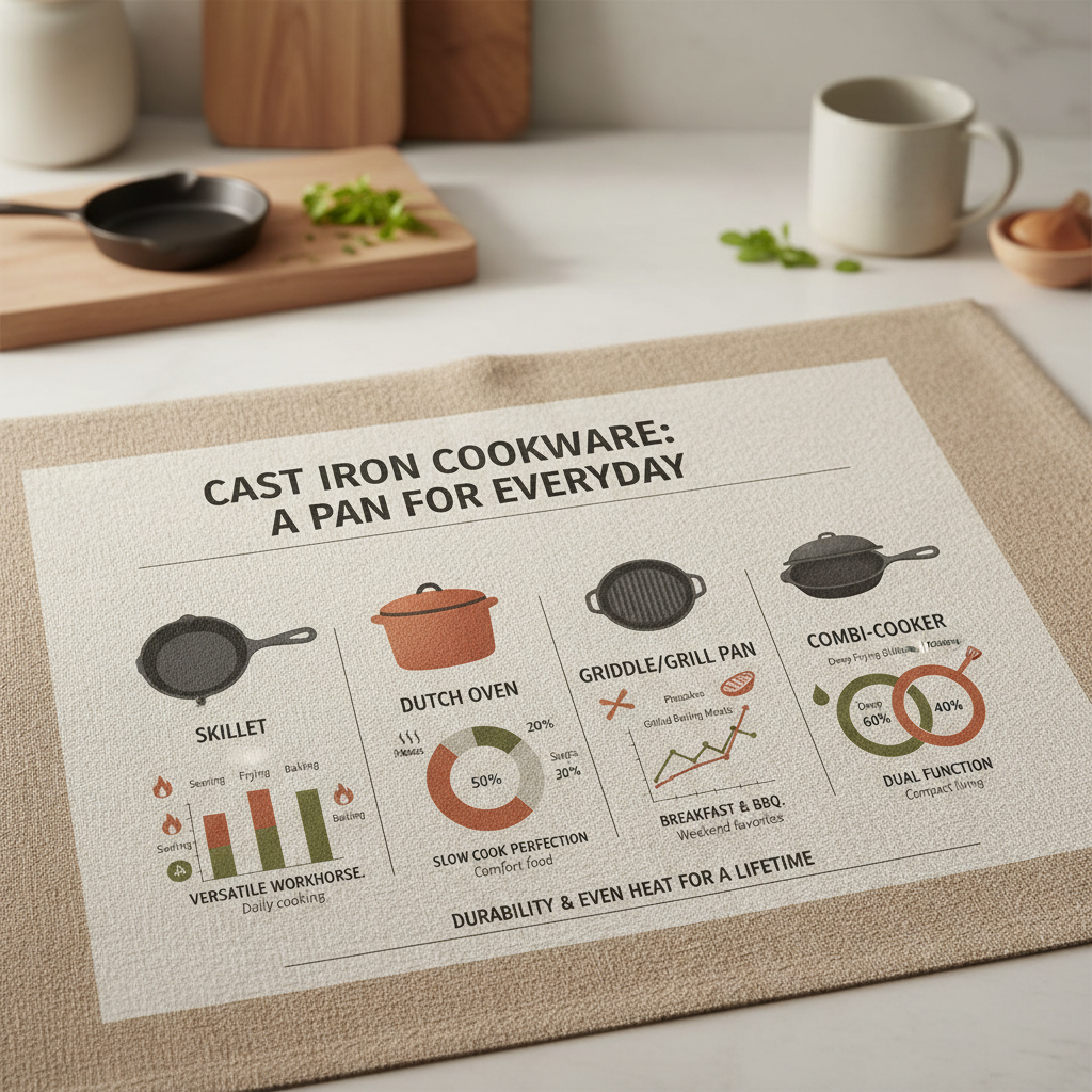 Exploring the World of Different Kinds of Cast Iron Pans and Their Uses