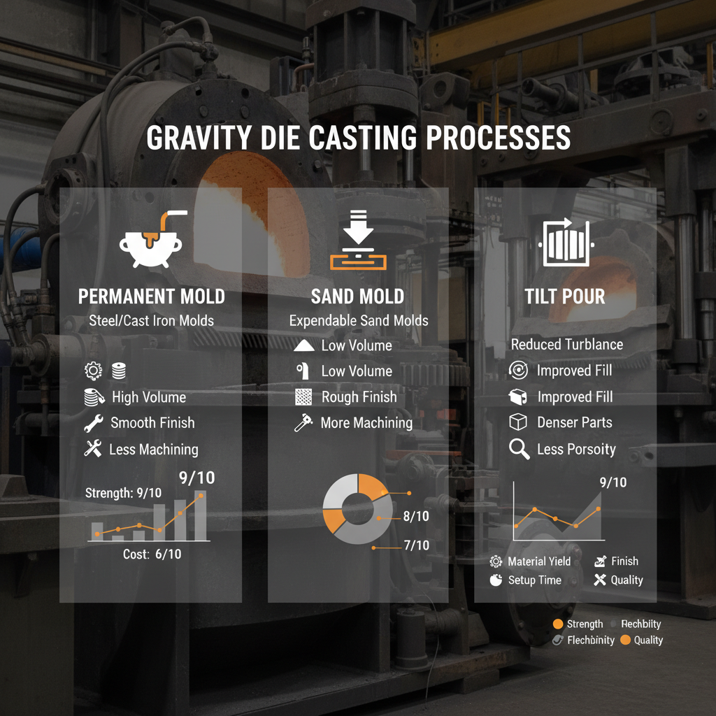Exploring the Diverse Types of Gravity Die Casting for Modern Industries