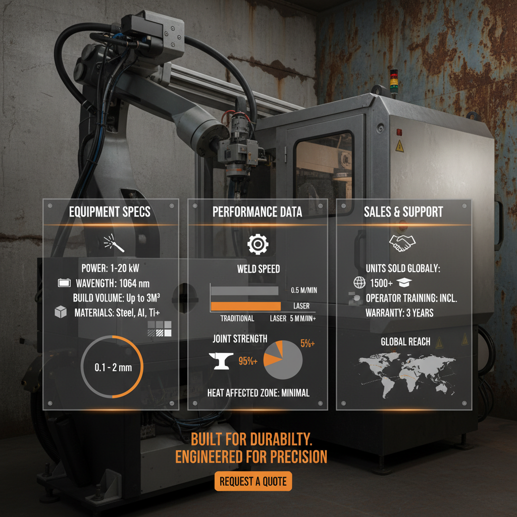 Revolutionizing Manufacturing with Advanced Laser Welding Equipment for Sale