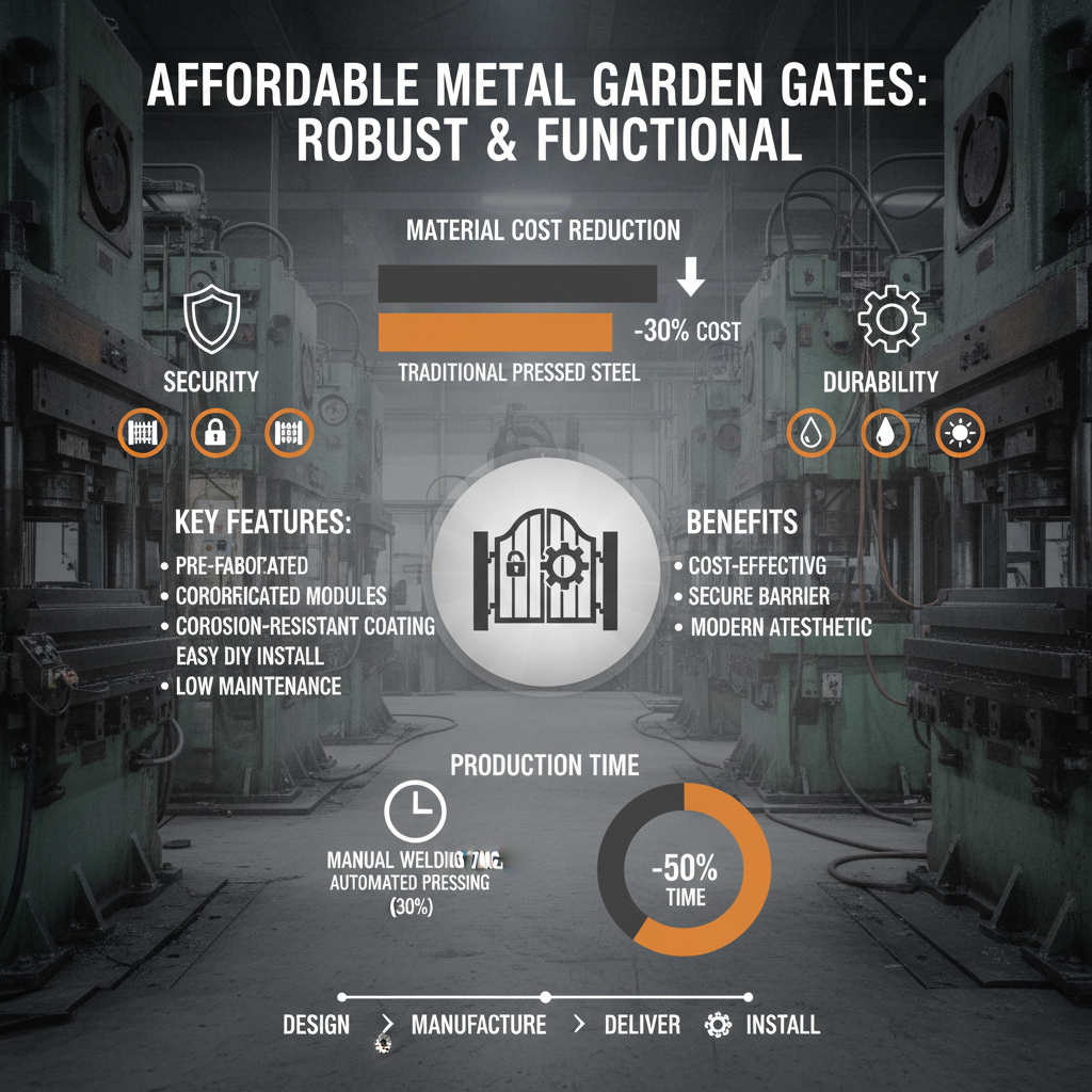Affordable and Durable Cheap Metal Garden Gates for Enhanced Security