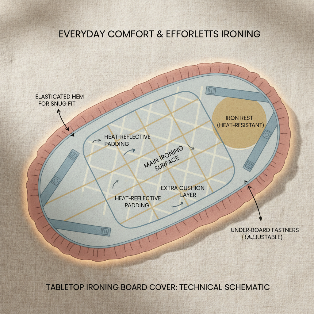 Enhancing Garment Care with a Quality Tabletop Ironing Board Cover