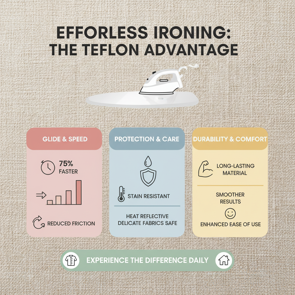 Enhance Your Ironing Experience with a Premium Teflon Ironing Board Cover