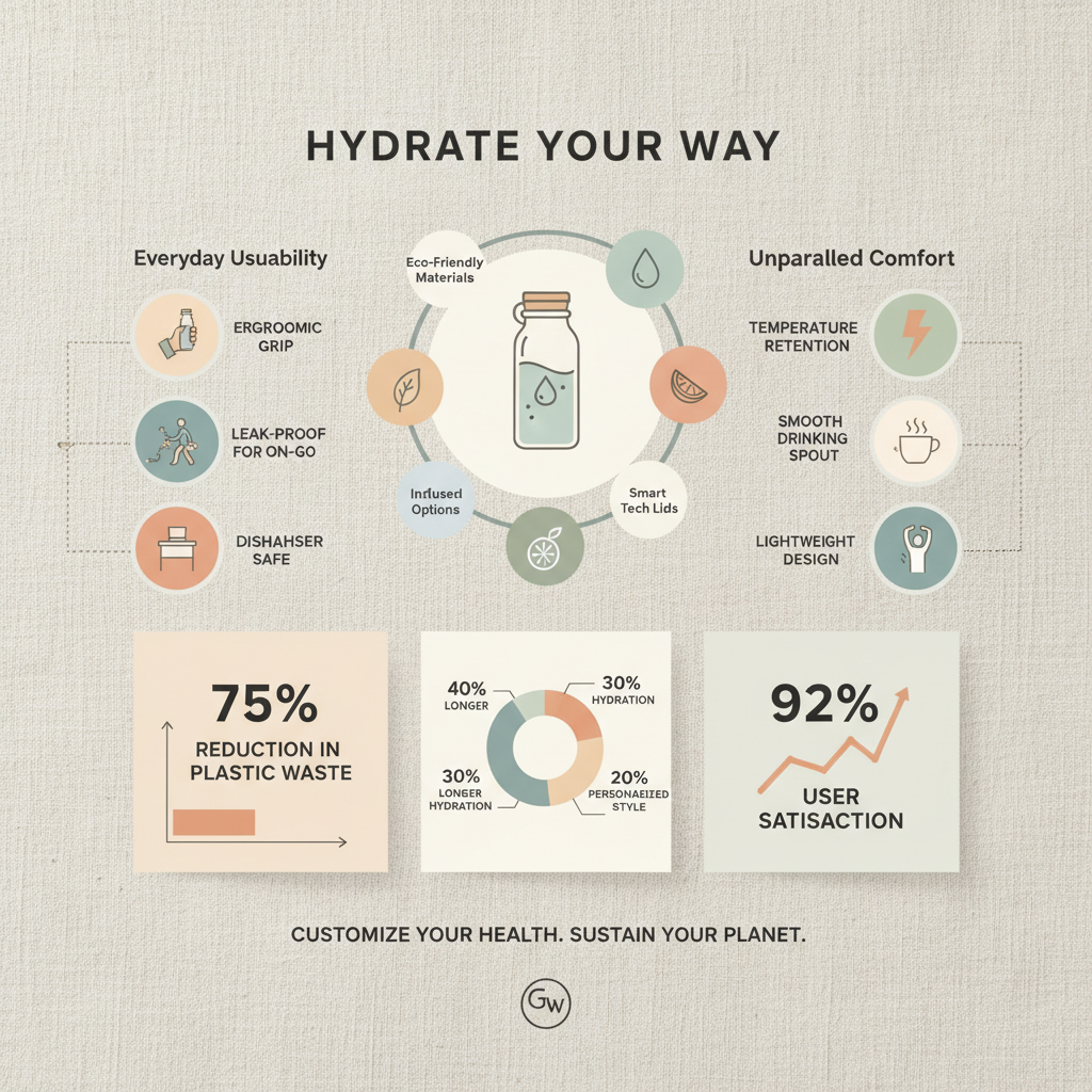 Elevate Your Brand with Stylish Custom Glass Water Bottles