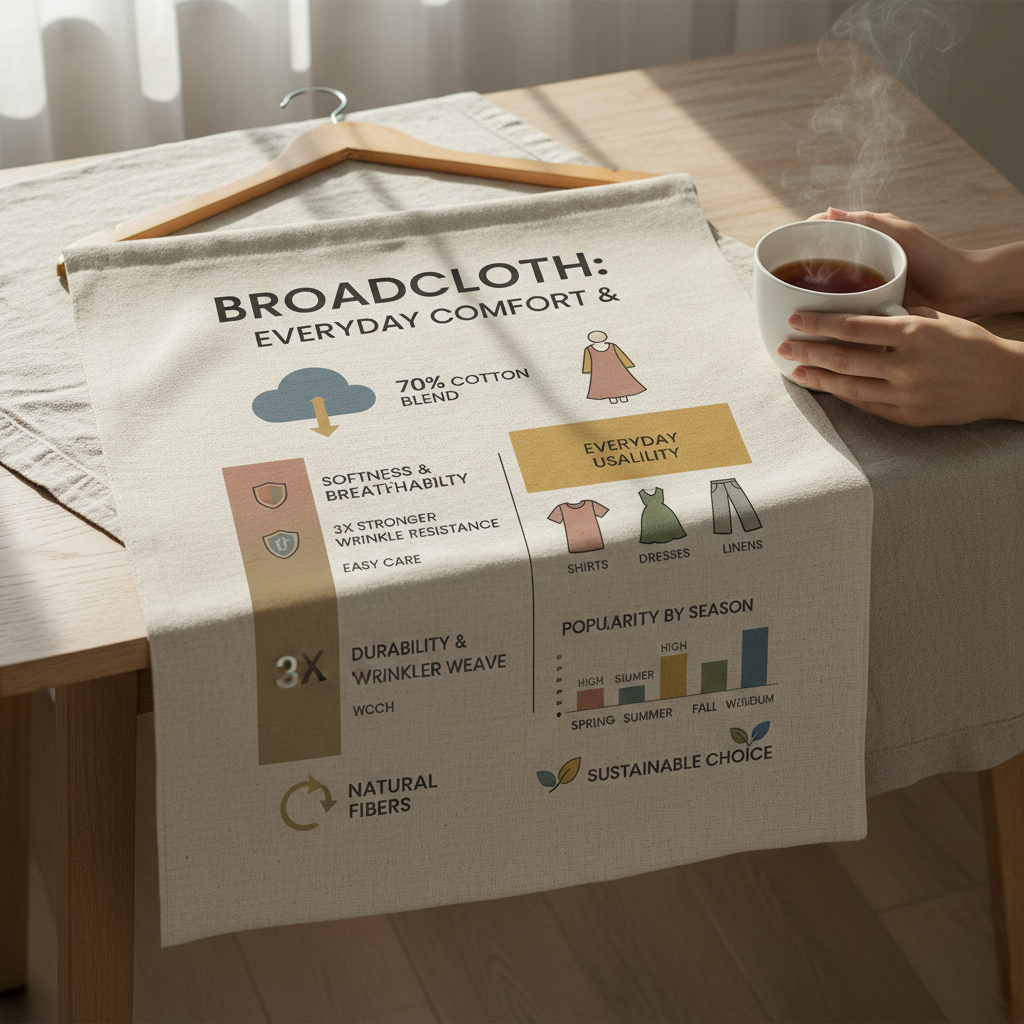 Exploring the Versatility and Significance of Broadcloth Fabric