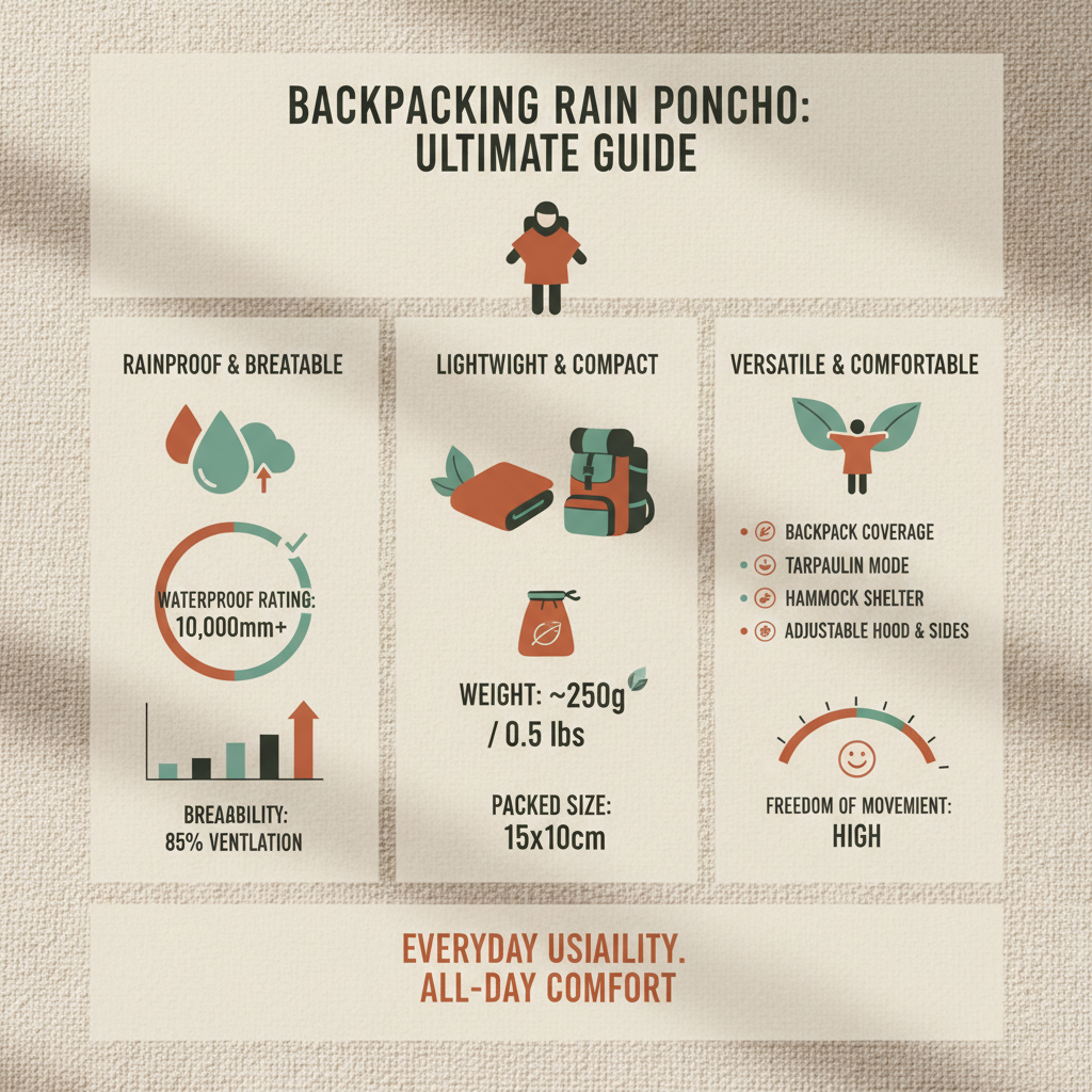 Essential Guide to Backpacking Rain Ponchos for Outdoor Adventures
