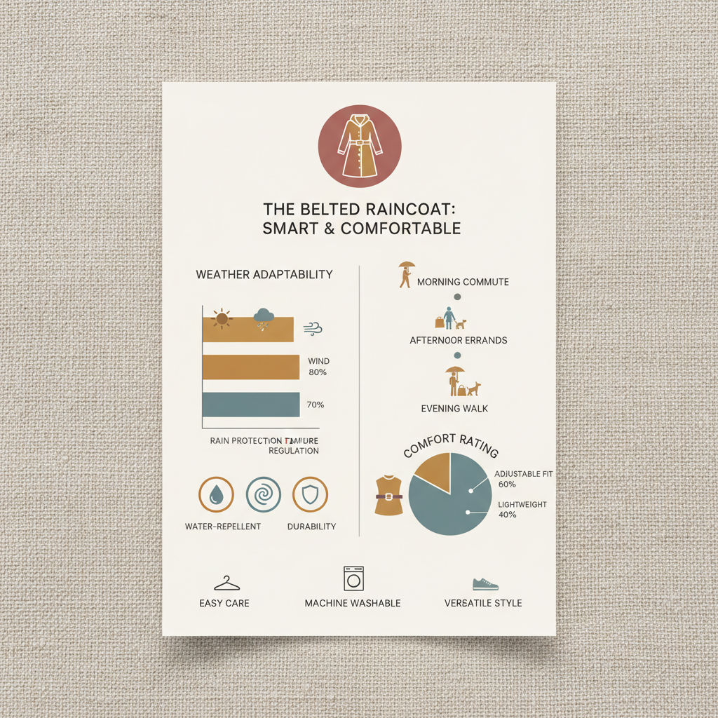 The Enduring Appeal and Practicality of the Belted Raincoat