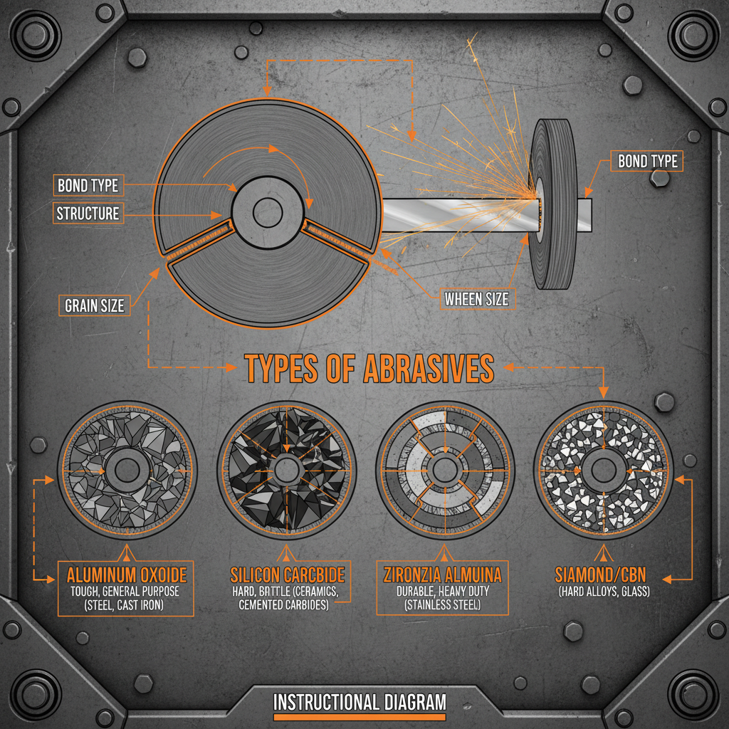 Understanding Types of Abrasives Used in Grinding Wheels for Optimal Performance