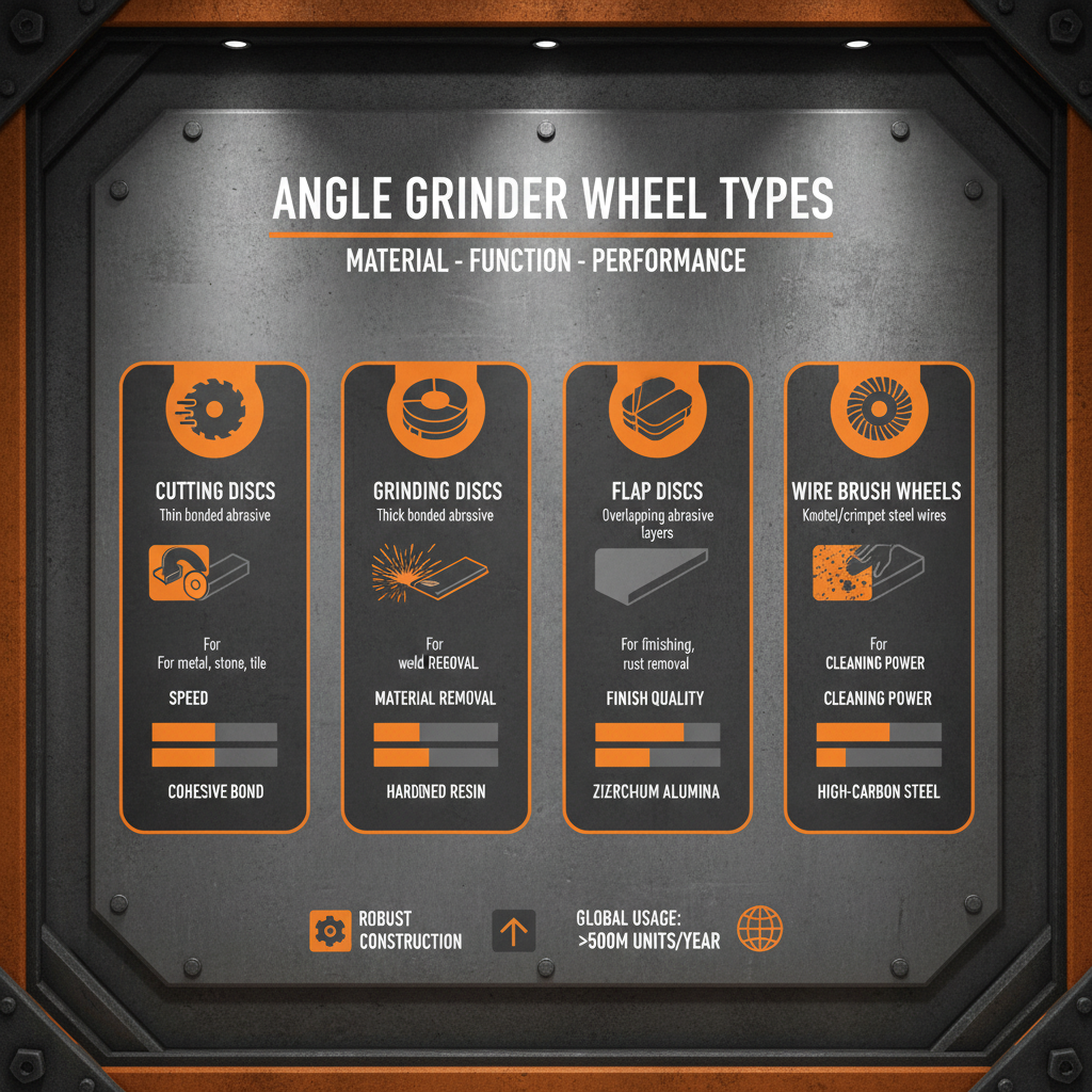Comprehensive Guide to Angle Grinder Wheel Types and Applications