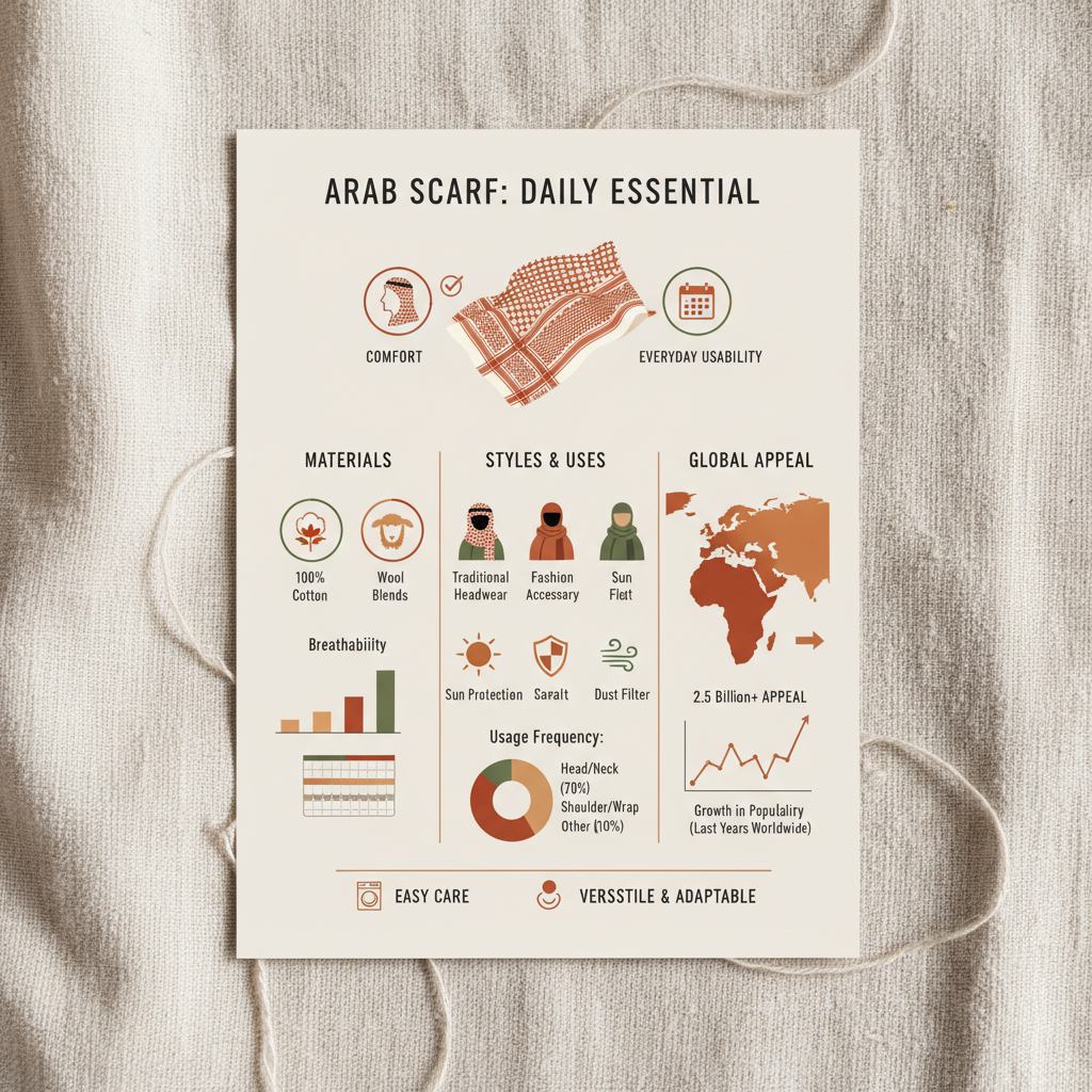 The Enduring Legacy of the Arab Scarf A Cultural and Fashion Icon