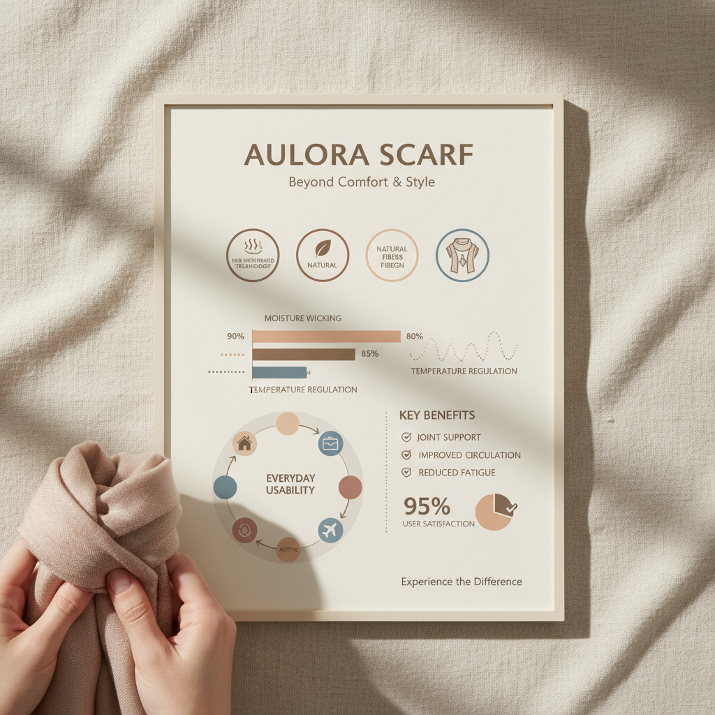 Aulora Scarf A Revolutionary Wellness Textile for Enhanced Wellbeing