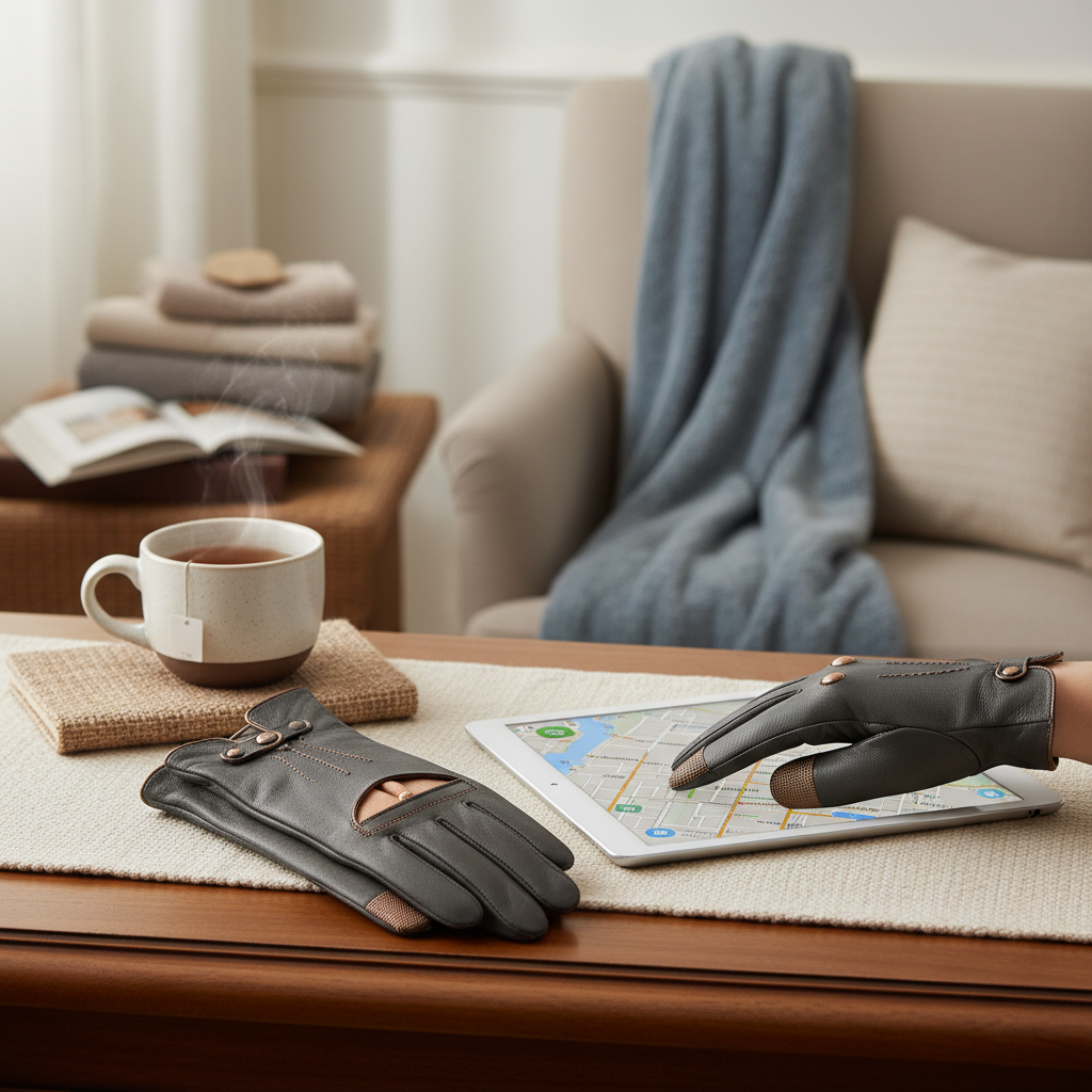 Driving Gloves Touch Screen Enhancing Safety and Convenience on the Road