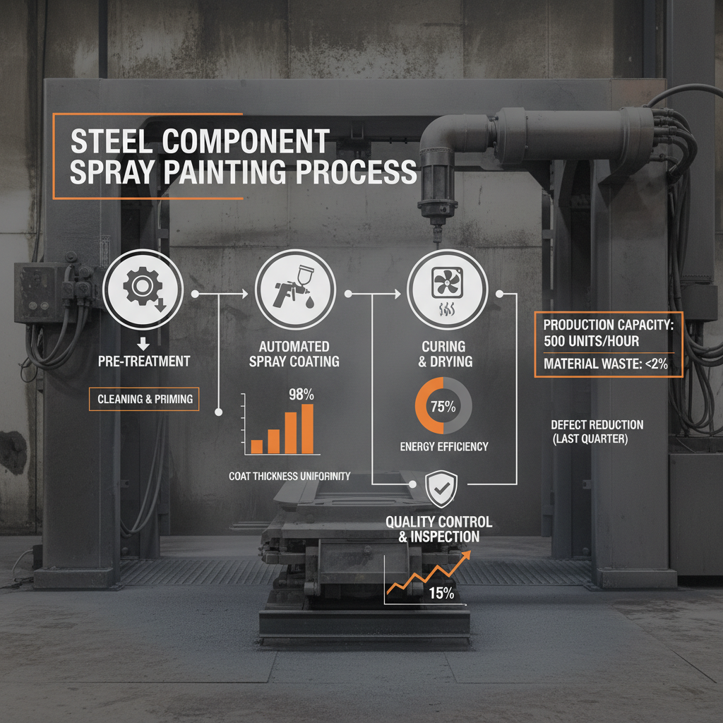 Advanced Steel Component Spray Painting for Durability and Corrosion Protection