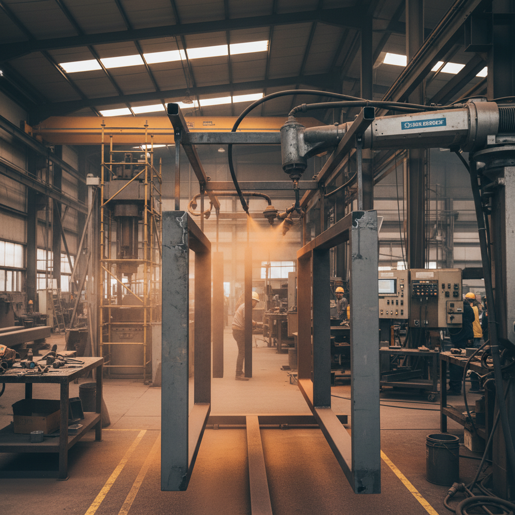 Advanced Steel Component Spray Painting for Durability and Corrosion Protection