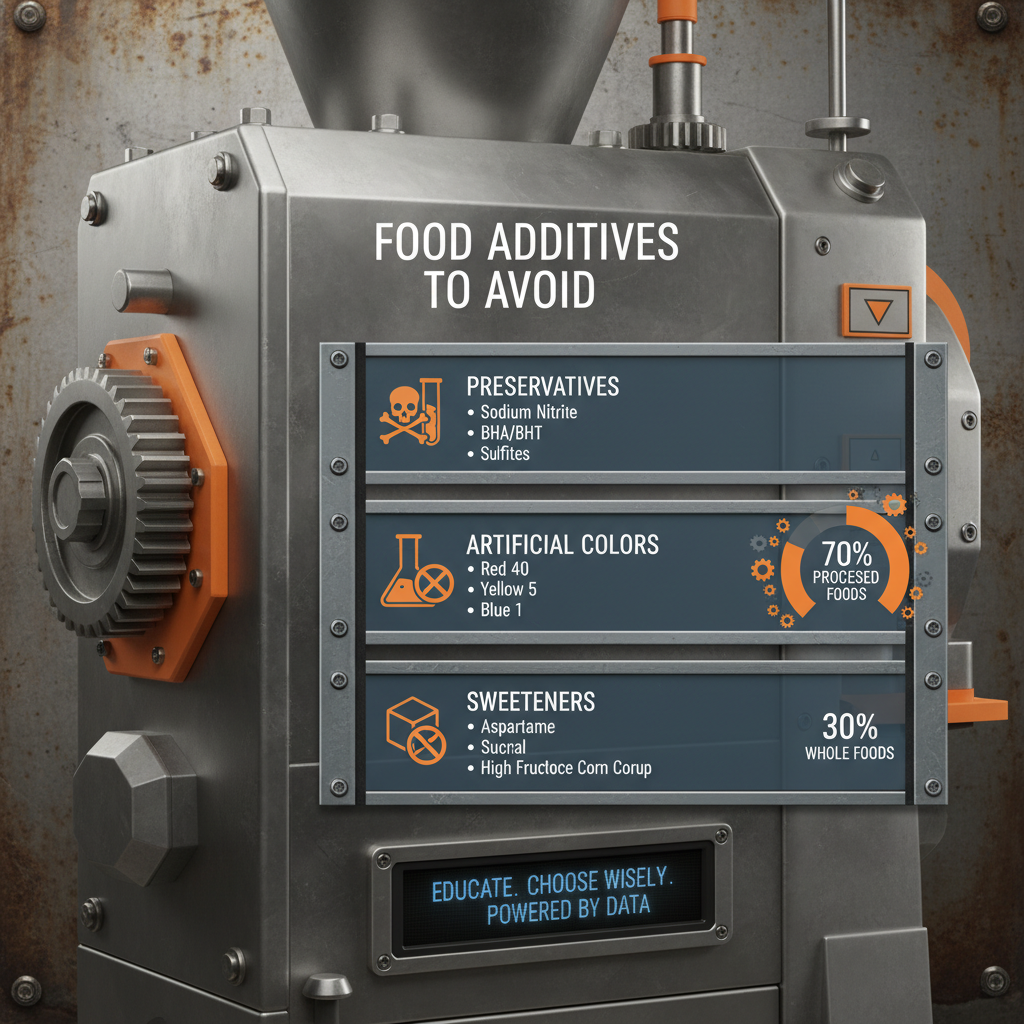 Understanding Food Additives to Avoid for Better Health and Wellbeing