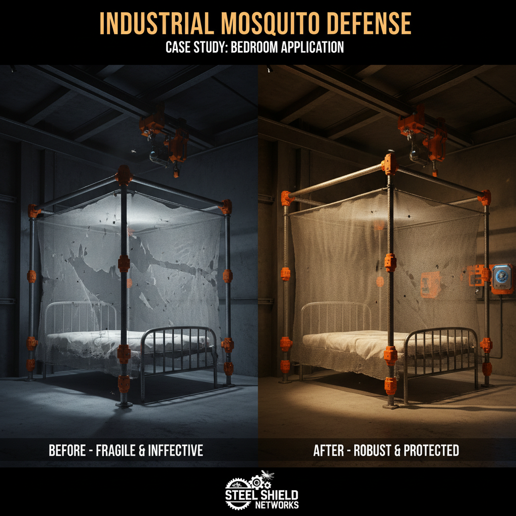 Effective Bedroom Mosquito Net Protection Against Disease Vectors