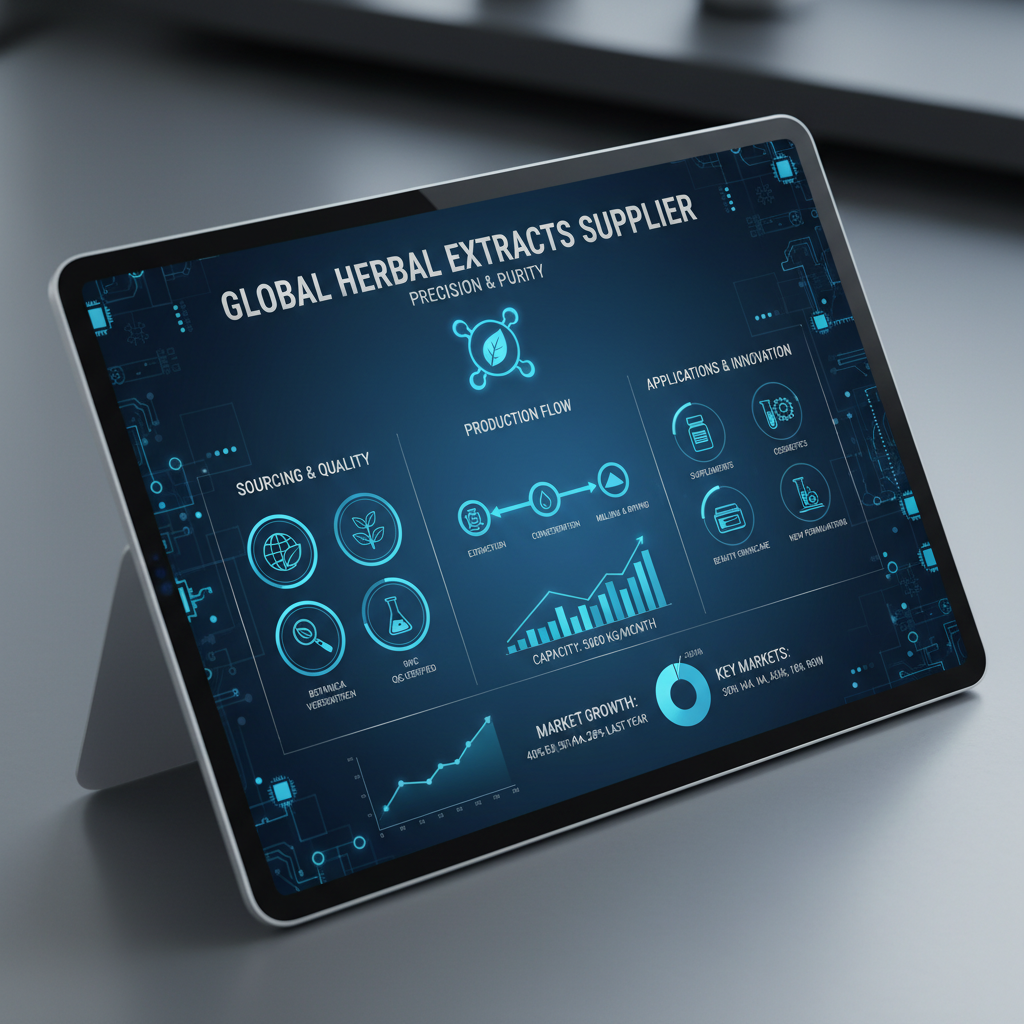 Reliable Herbal Extract Powder Supplier for Quality Natural Ingredients