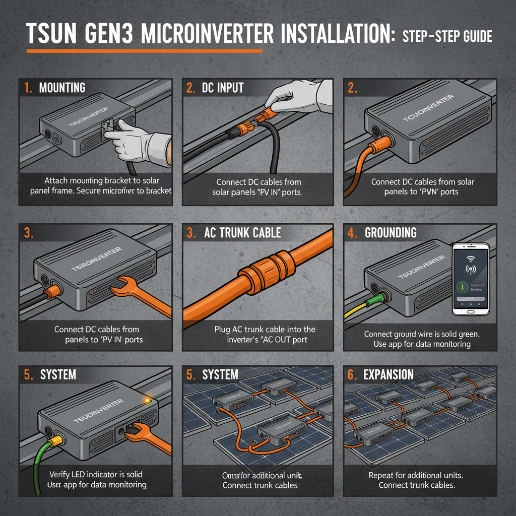 Durable Tsun Gen3 Microinverter Ms300ms350ms400 Revolutionizing Distributed Energy Generation