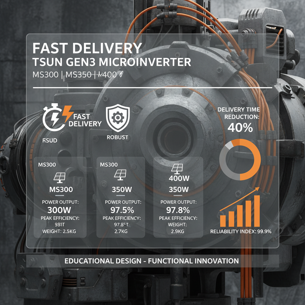 Fast Delivery Tsun Gen3 Microinverter Ms300ms350ms400 Revolutionizing Solar Energy Systems