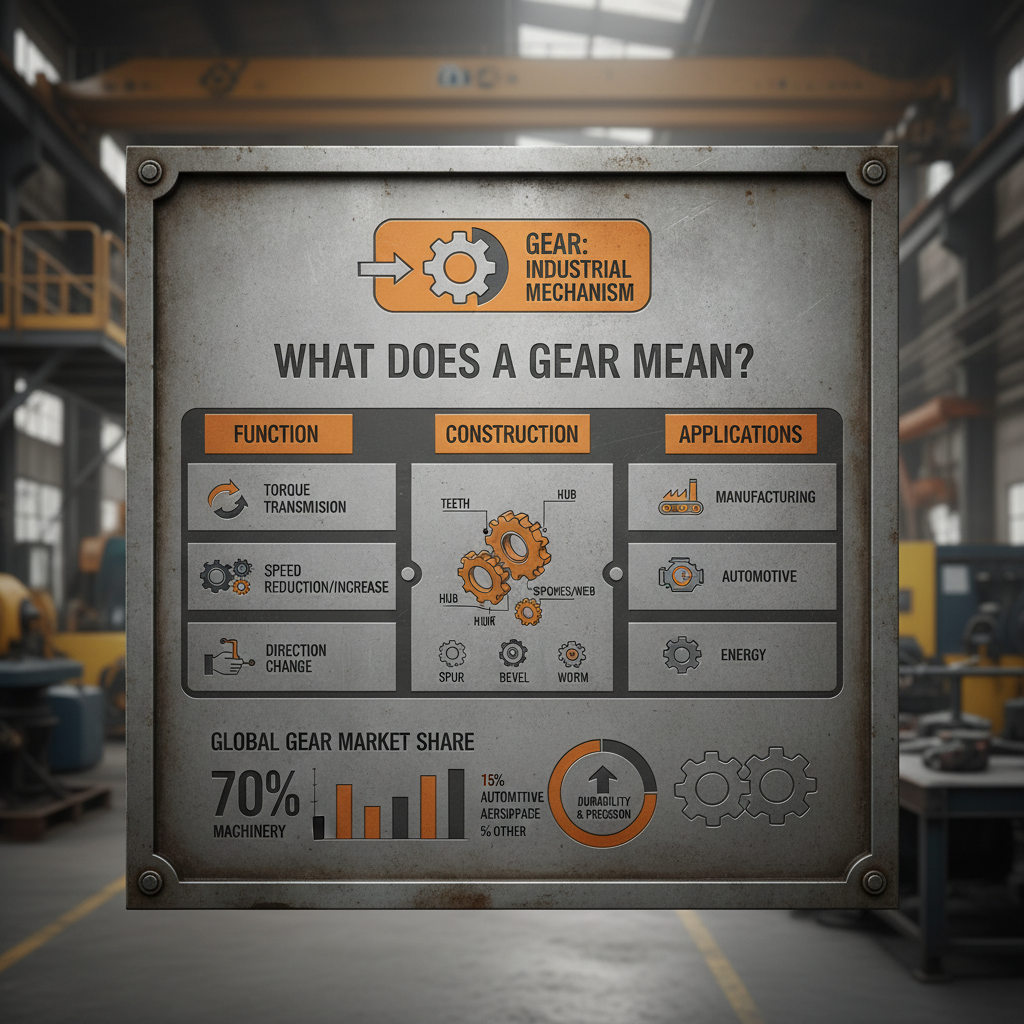 Understanding What Does Gear Mean A Comprehensive Guide to Gear Technology