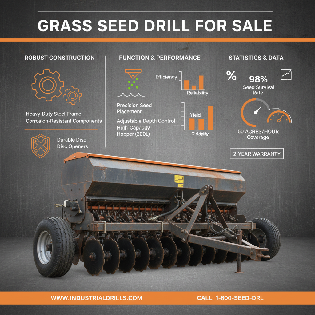 Investing in a Robust Grass Seed Drill for Sale to Enhance Farm Productivity