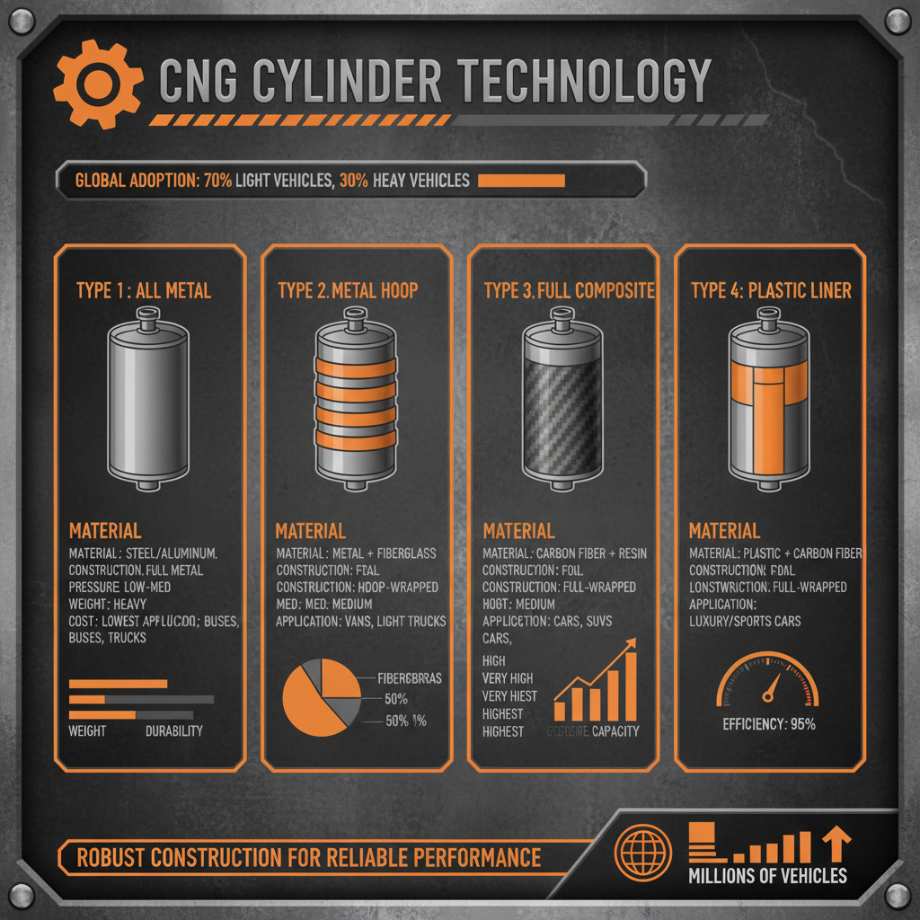 Exploring Different Types of CNG Cylinder for Safety and Efficiency