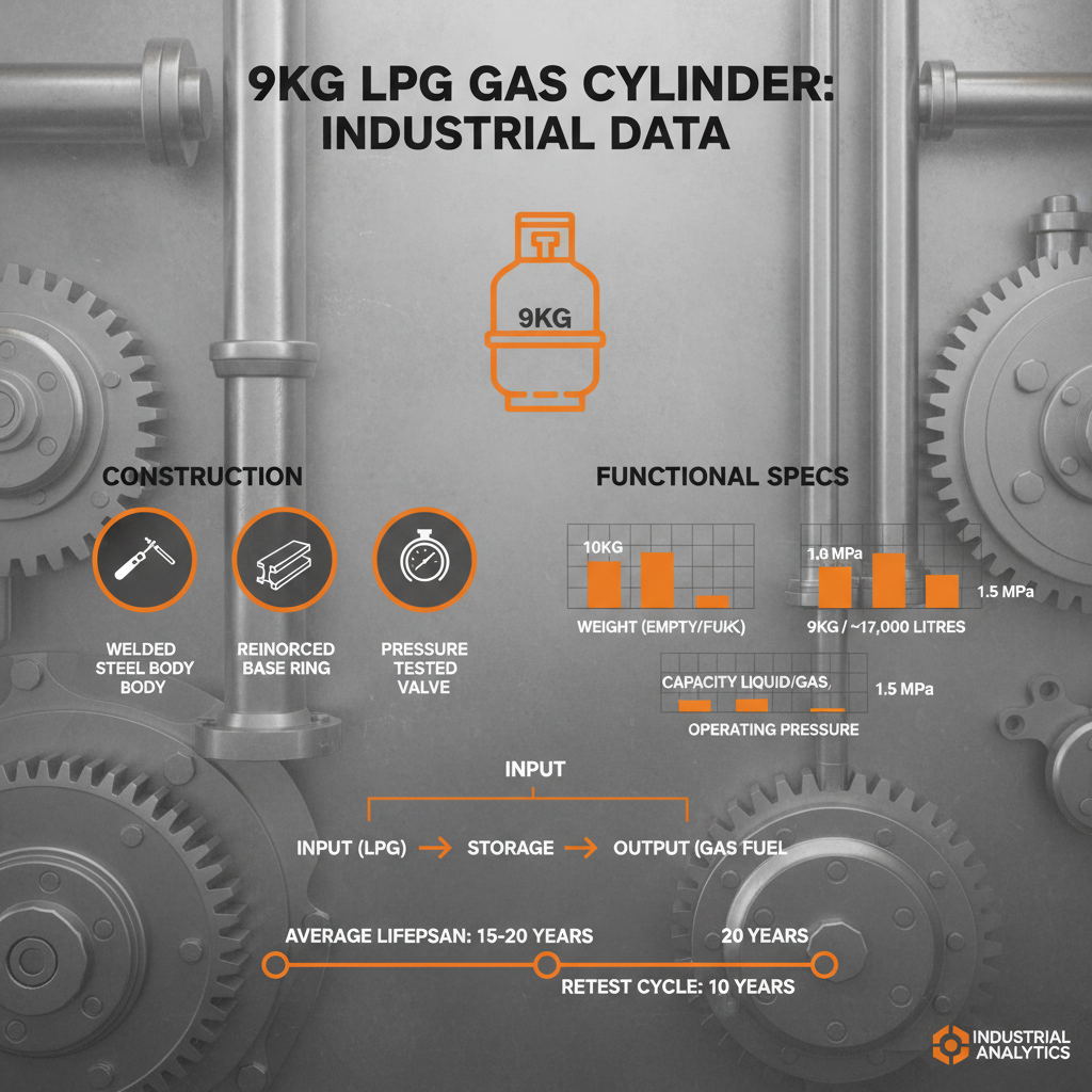 The Versatile 9kg Gas Bottle Its Applications and Global Impact