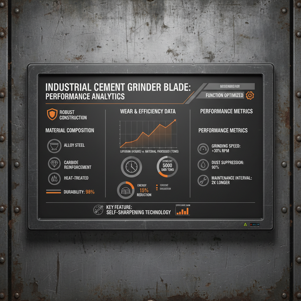 Exploring Grinder Cement Blade Technology Applications and Future Trends
