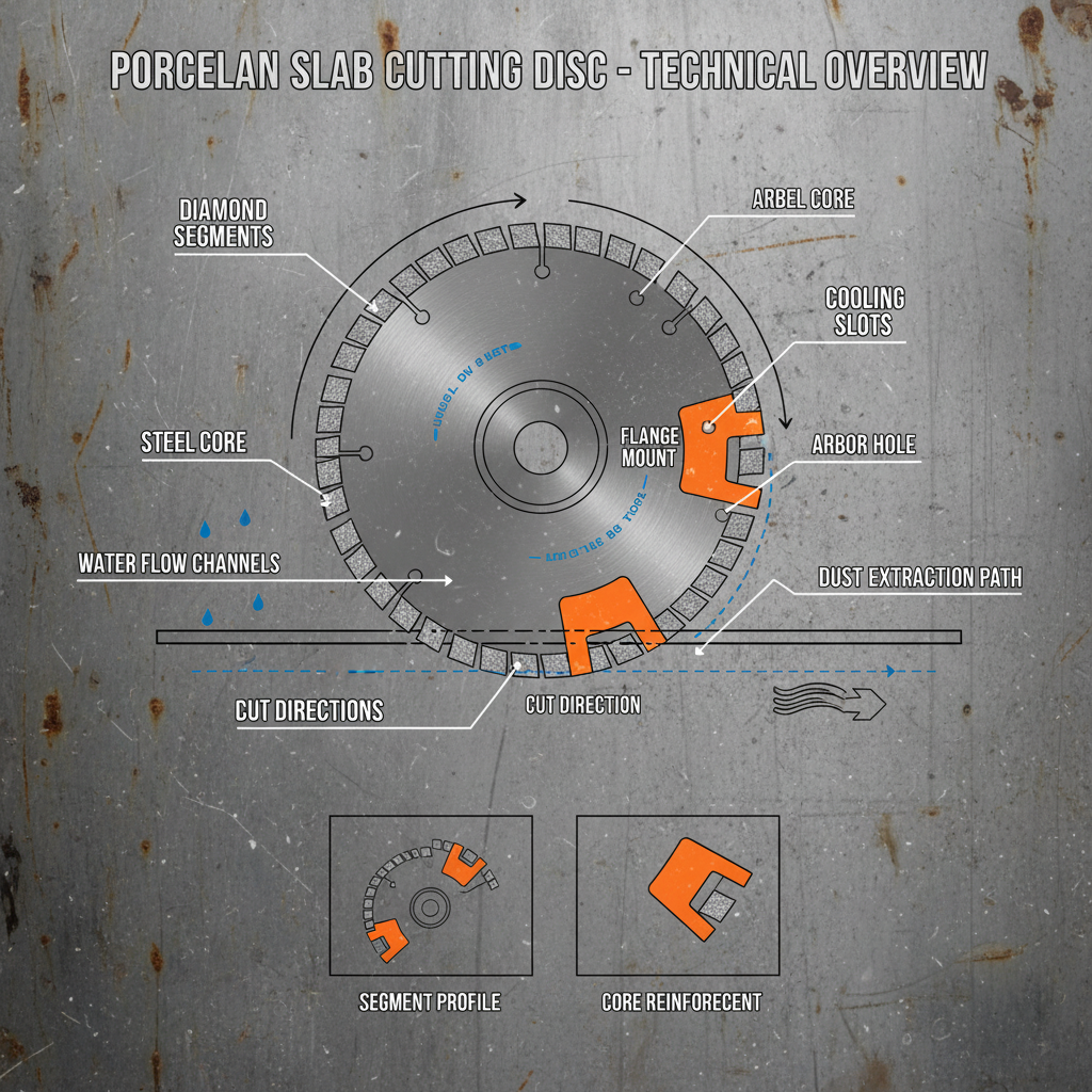 Advanced Porcelain Slab Cutting Disc Technology for Precision Tile Work