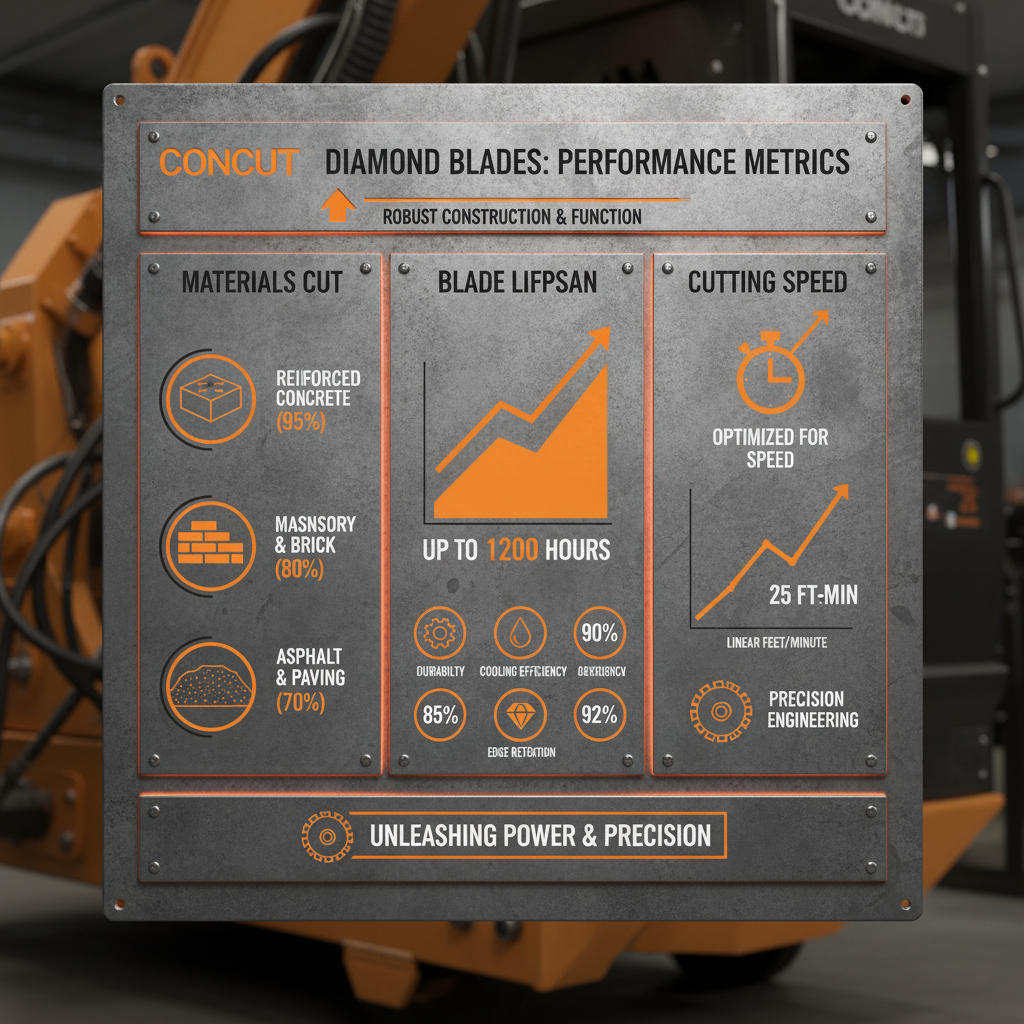 Advanced concut diamond blades for Precision Cutting and Industrial Applications