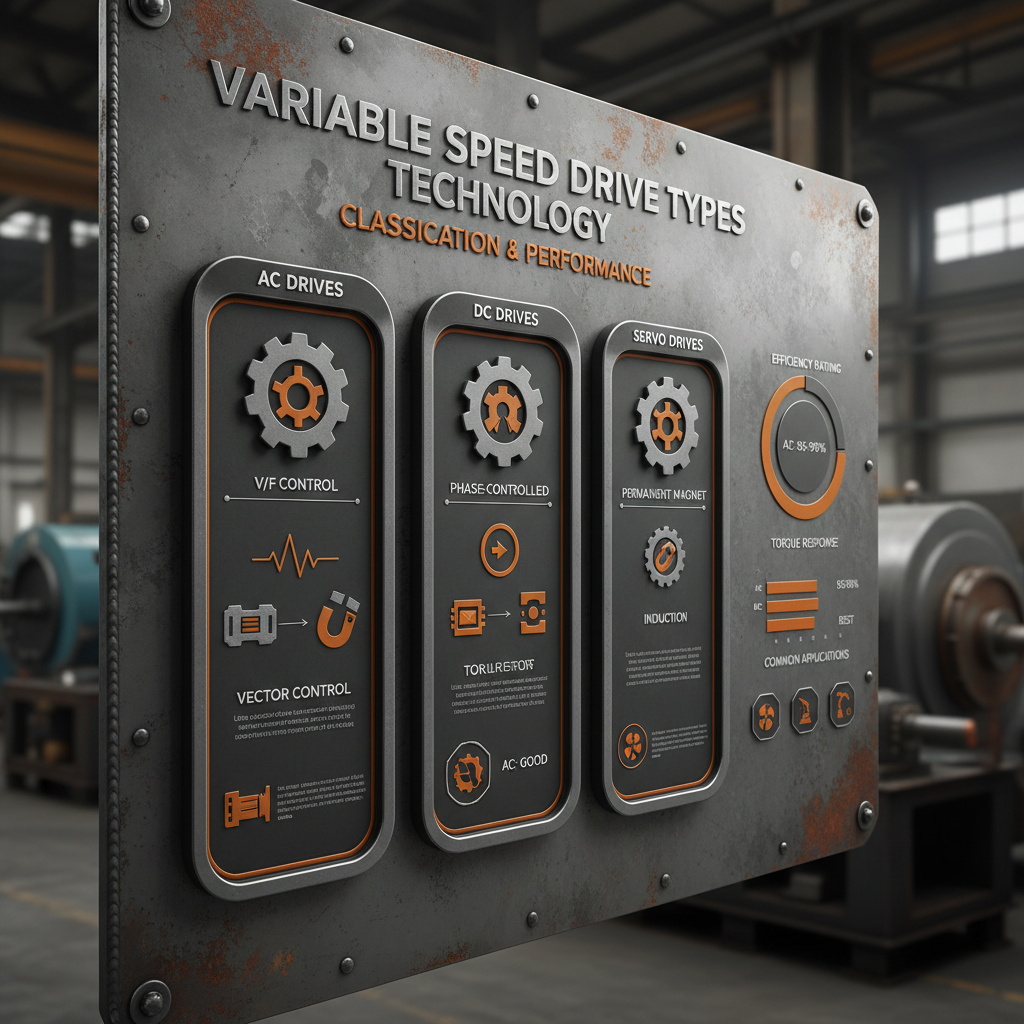 Exploring Diverse Variable Speed Drive Types for Optimized Industrial Control