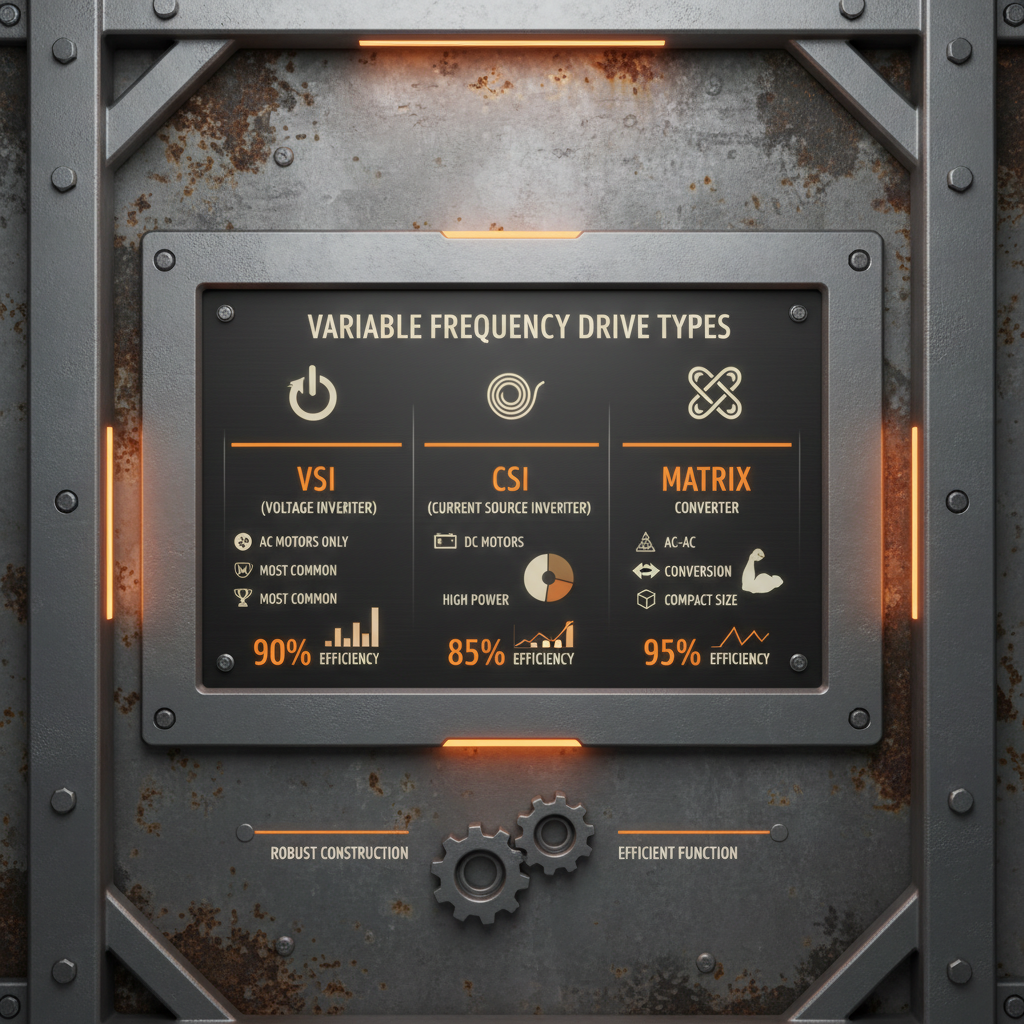 Exploring Variable Frequency Drive Types for Optimized Industrial Control