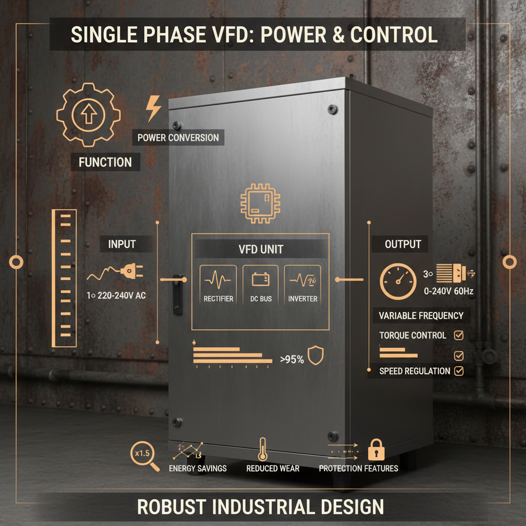 Exploring the Advantages of Single Phase VFD Technology for Efficient Motor Control
