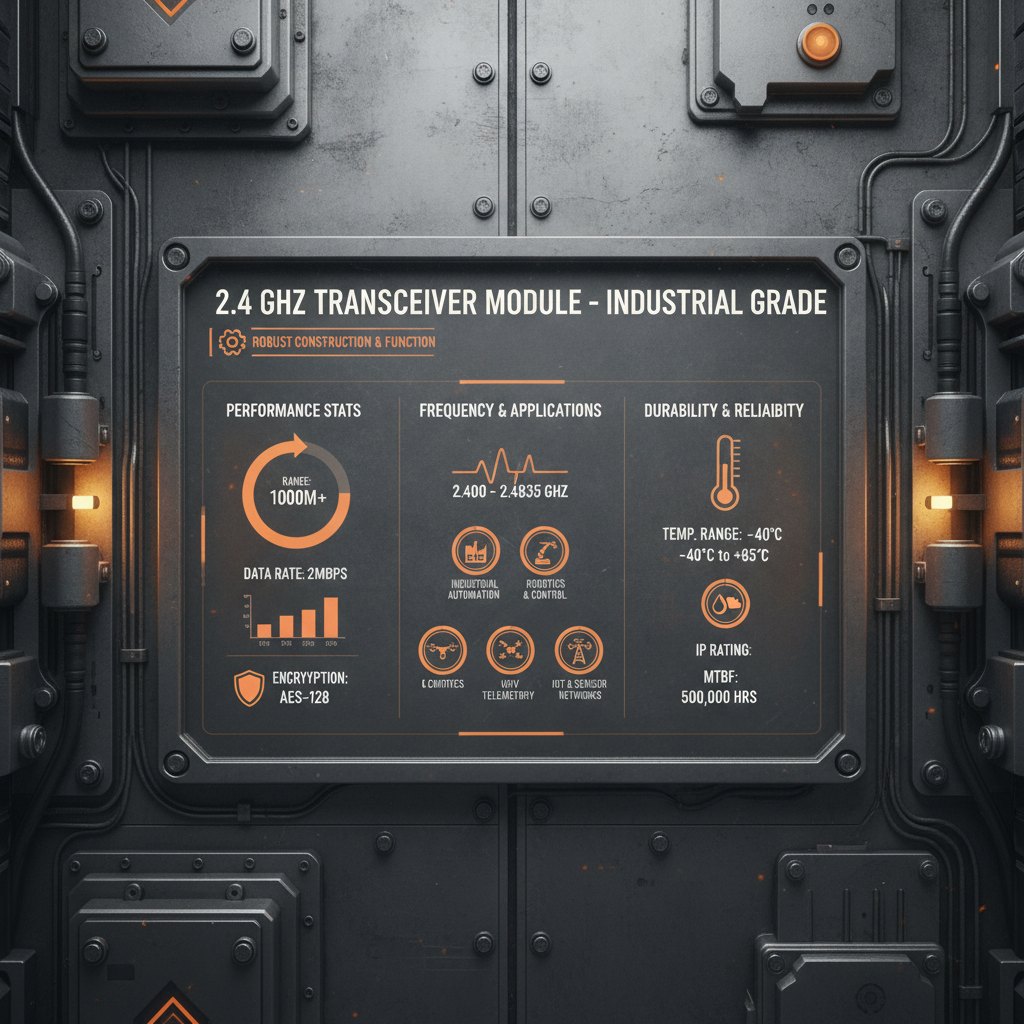 Exploring the Capabilities of the 2.4 ghz Transceiver Module for Wireless Systems