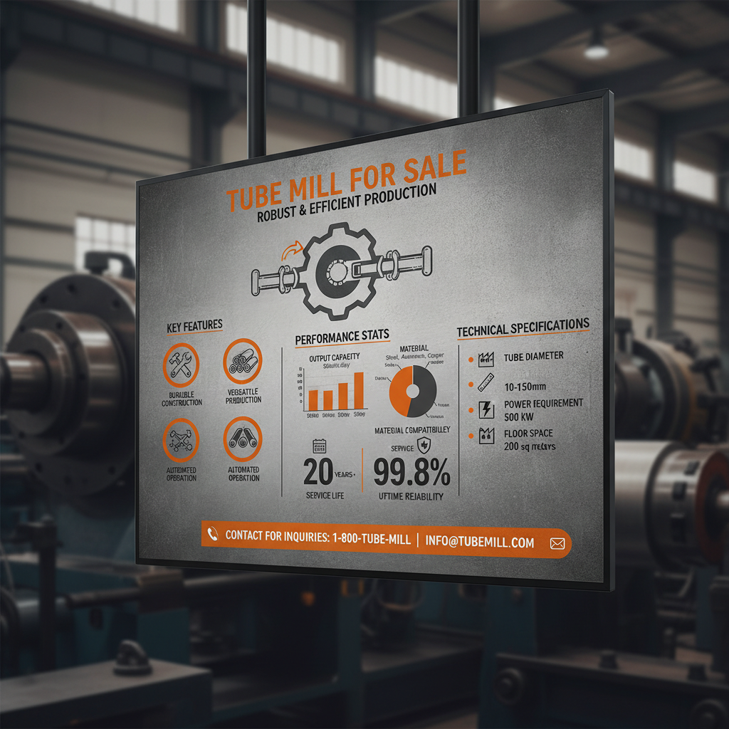 Investing in a Quality Tube Mill for Sale to Enhance Production Capabilities