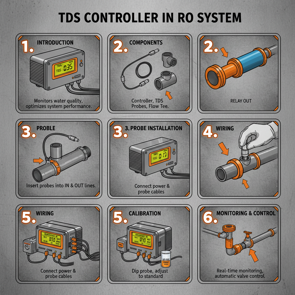Optimizing Water Purity with Advanced tds controller in ro system Technology
