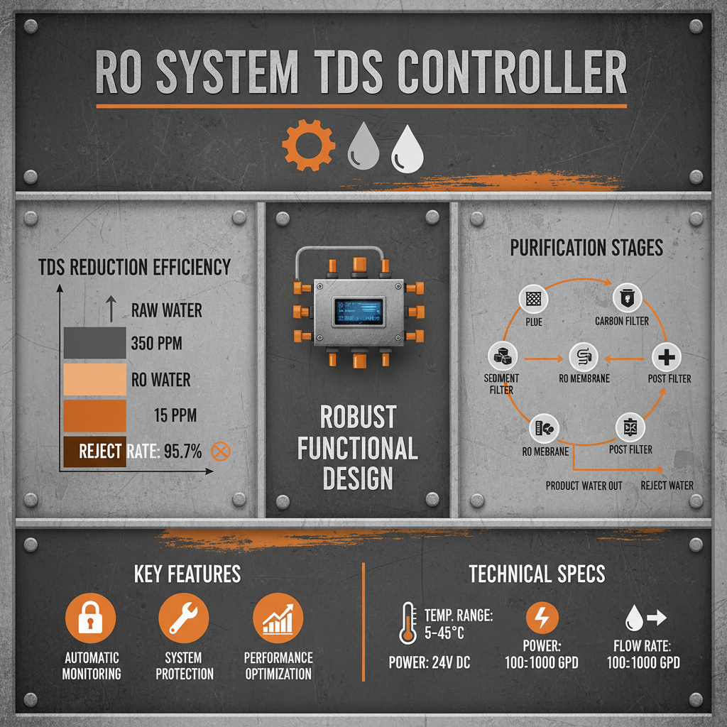 Optimizing Water Purity with Advanced tds controller in ro system Technology