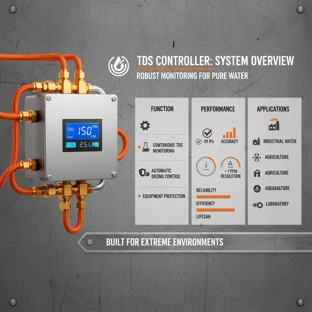 Advanced TDS Controller Machine Solutions for Water Quality Management