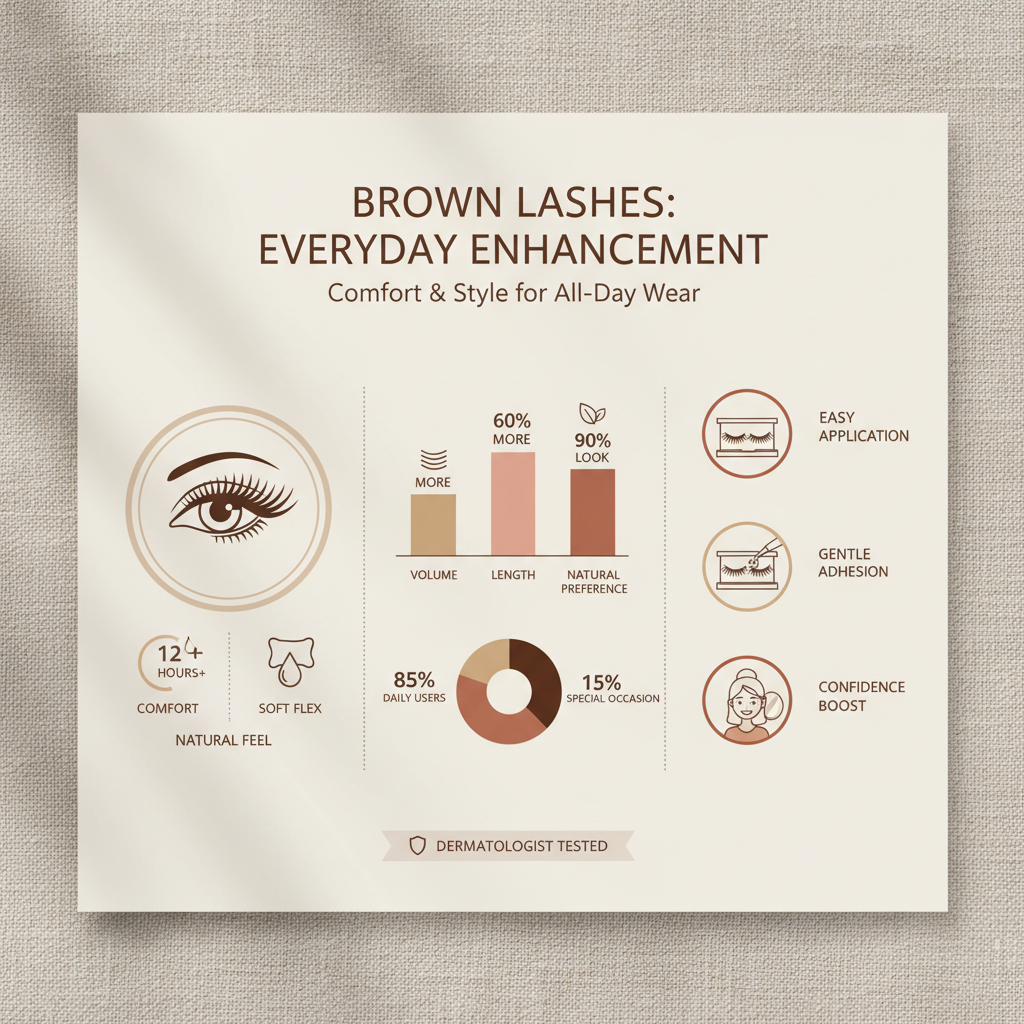Exploring the World of Brown False Eyelashes Trends and Applications