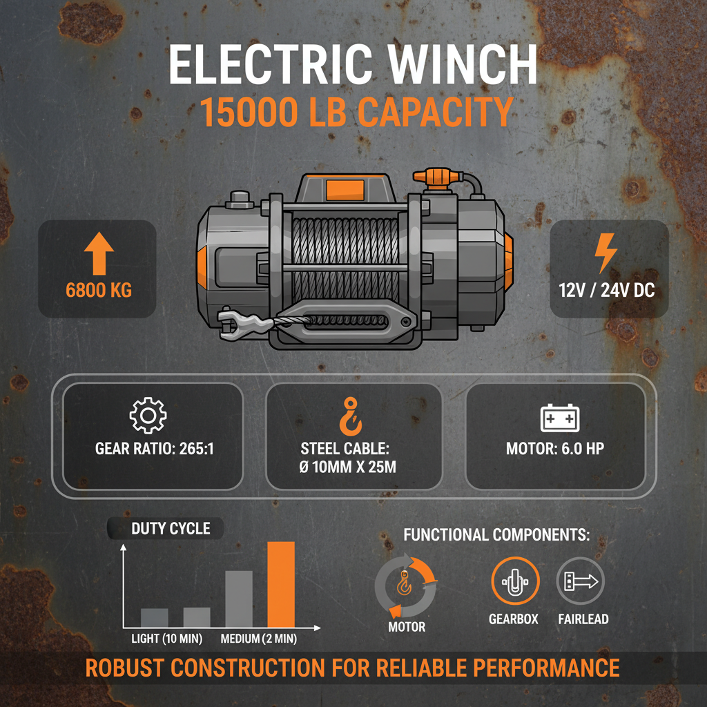 Exploring the Capabilities of the Robust electric winch 15000 lb for Diverse Applications