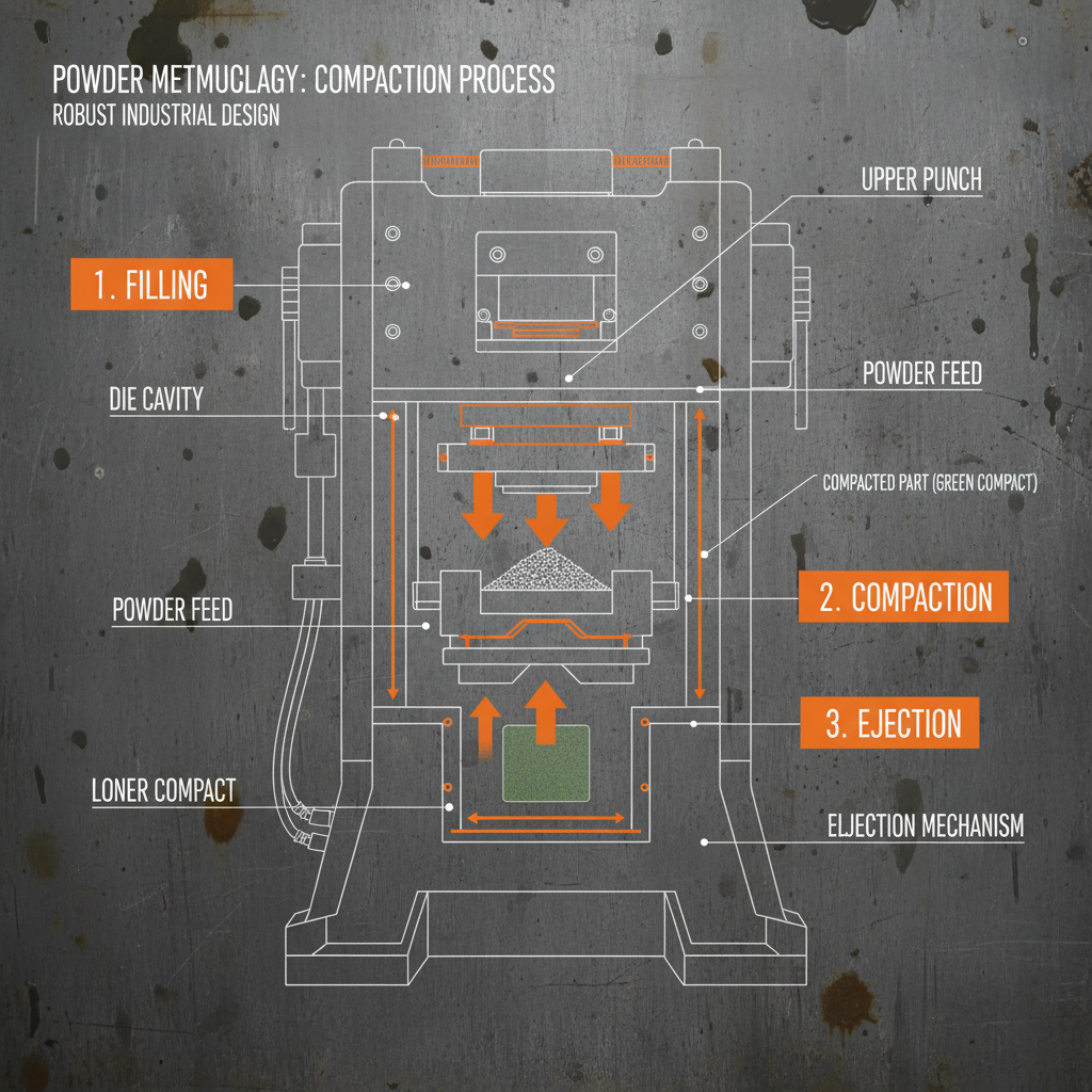 Understanding the Compaction Process in Powder Metallurgy for Optimal Part Production