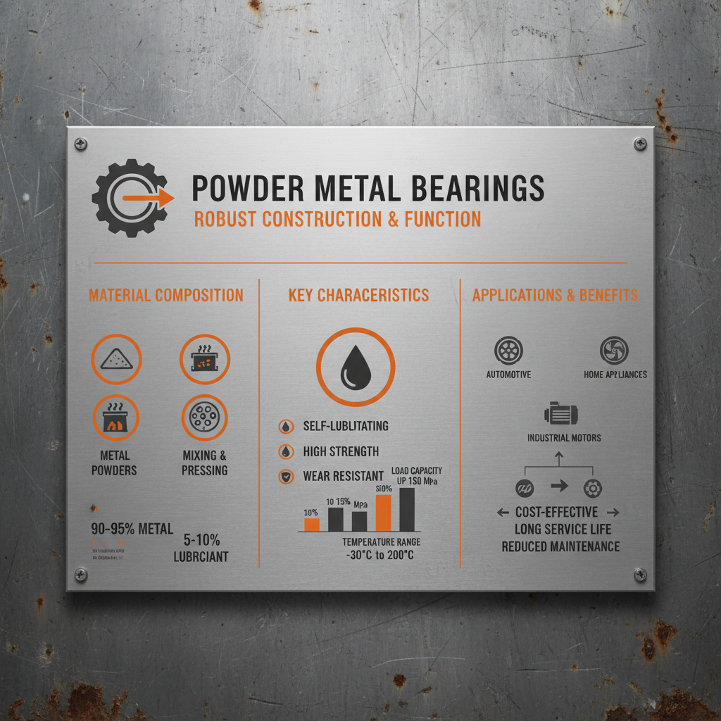 Exploring the Versatility and Advantages of Powder Metal Bearings
