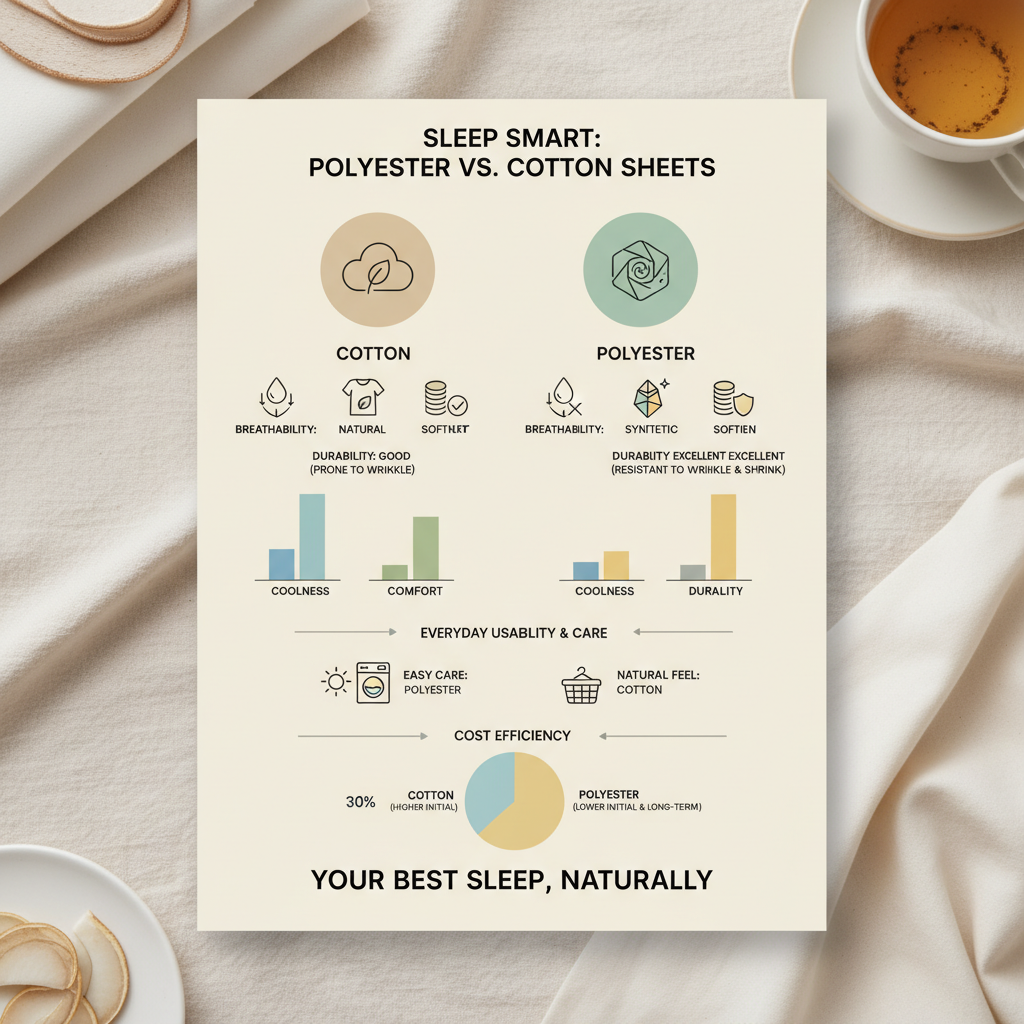 The Enduring Comfort and Practicality of Polyester and Cotton Bed Sheets