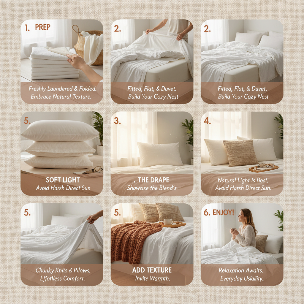 Discover the Comfort and Sustainability of Bamboo and Cotton Blend Sheets