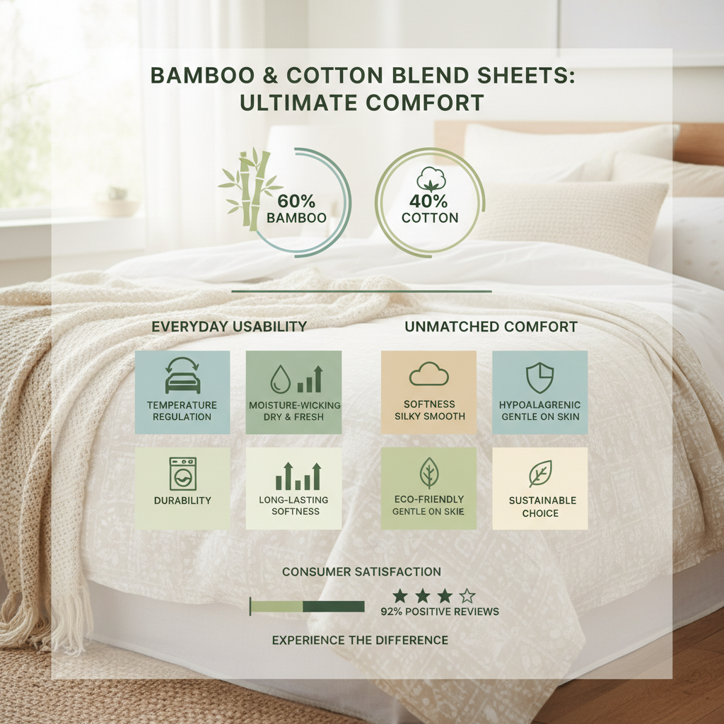 Discover the Comfort and Sustainability of Bamboo and Cotton Blend Sheets