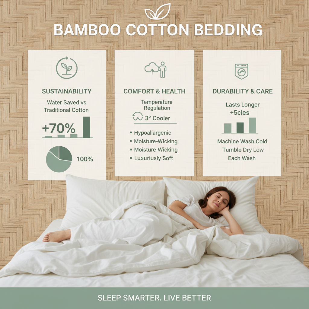 Experience the Luxurious Comfort of Bamboo Cotton Bedding for a Sustainable Sleep