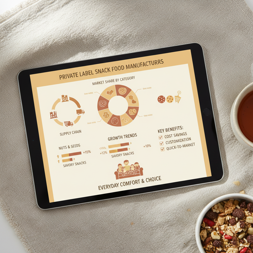 Exploring the World of Private Label Snack Food Manufacturers for Brand Success